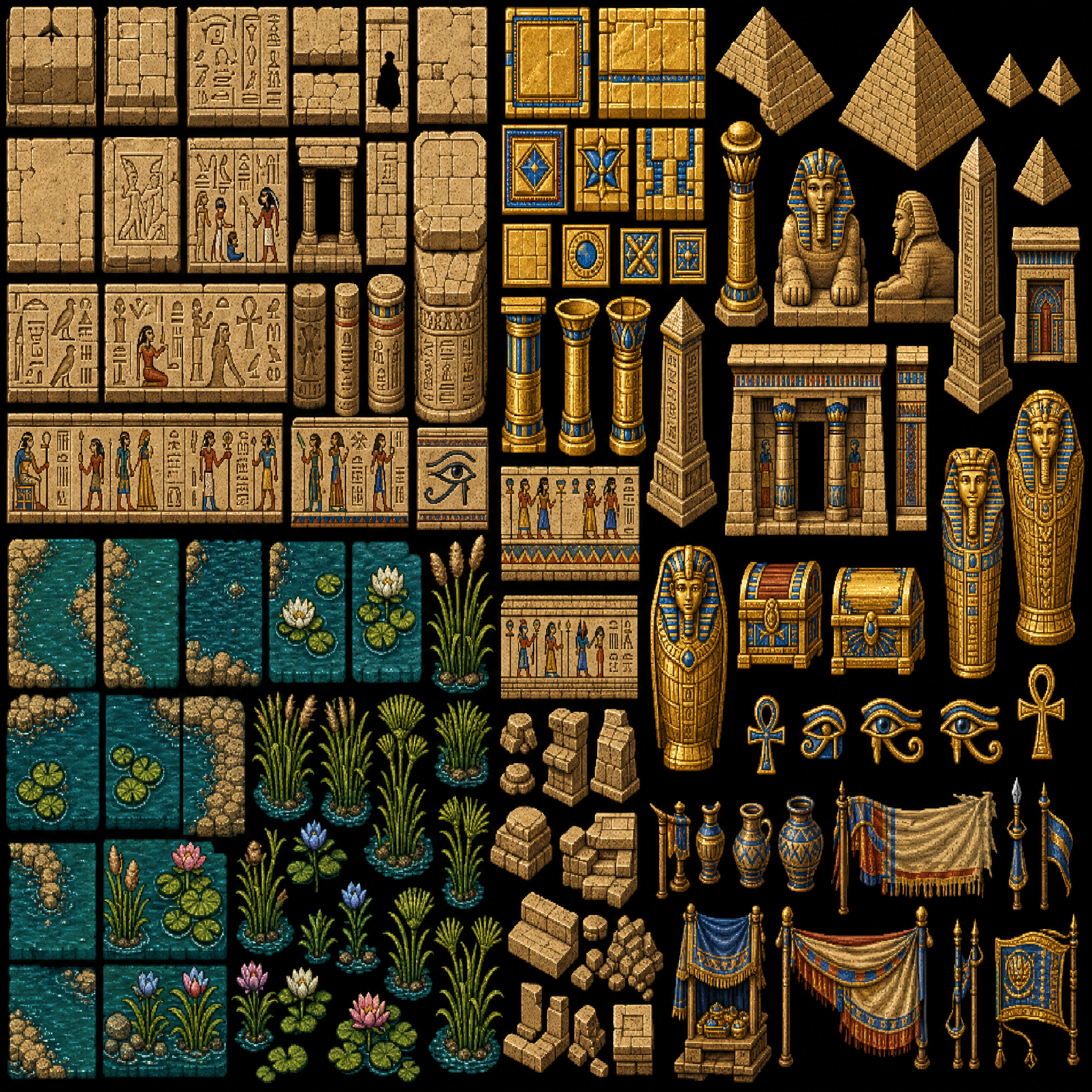 Ancient Egypt Pack 128x atlas