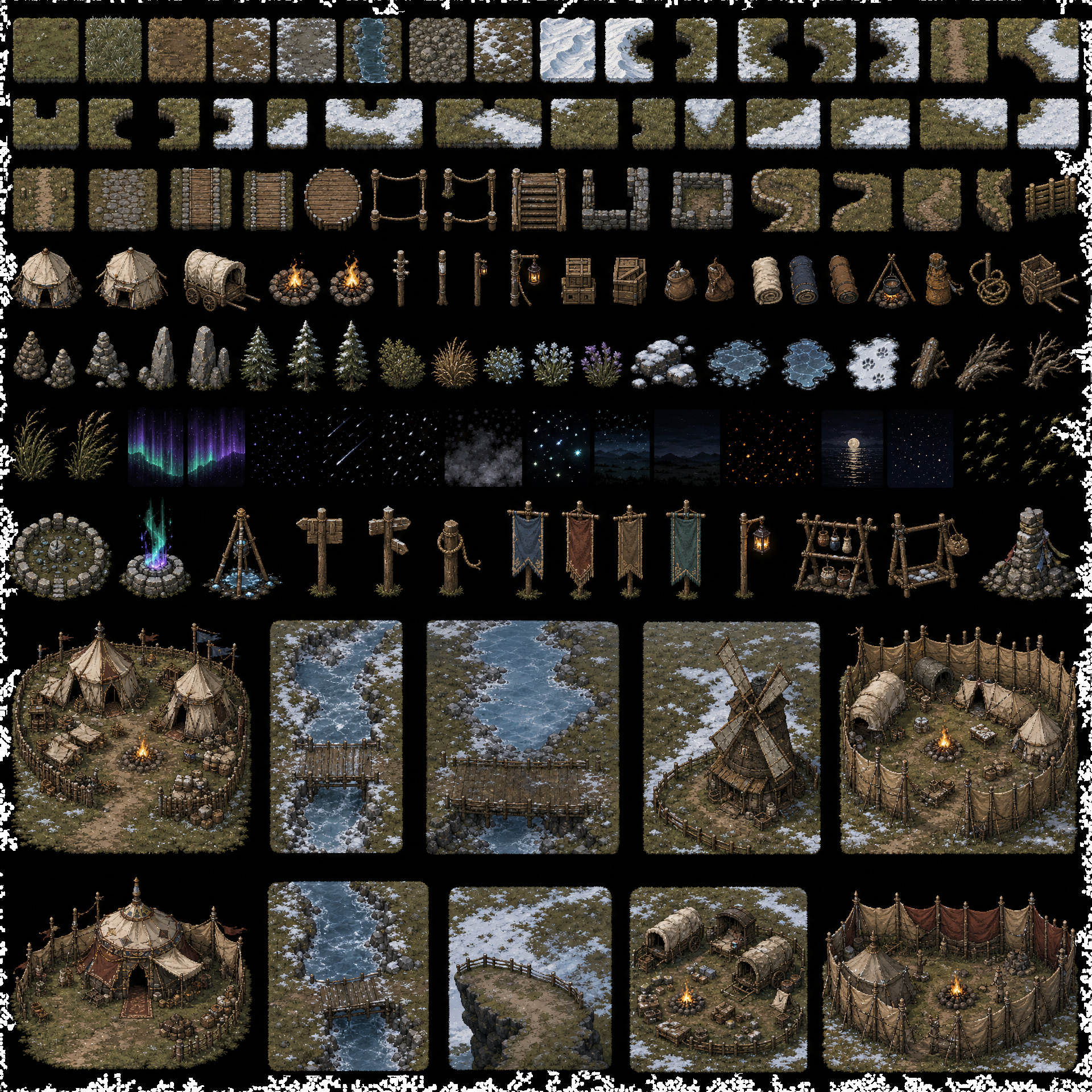Aurora Steppe Pack 128x atlas