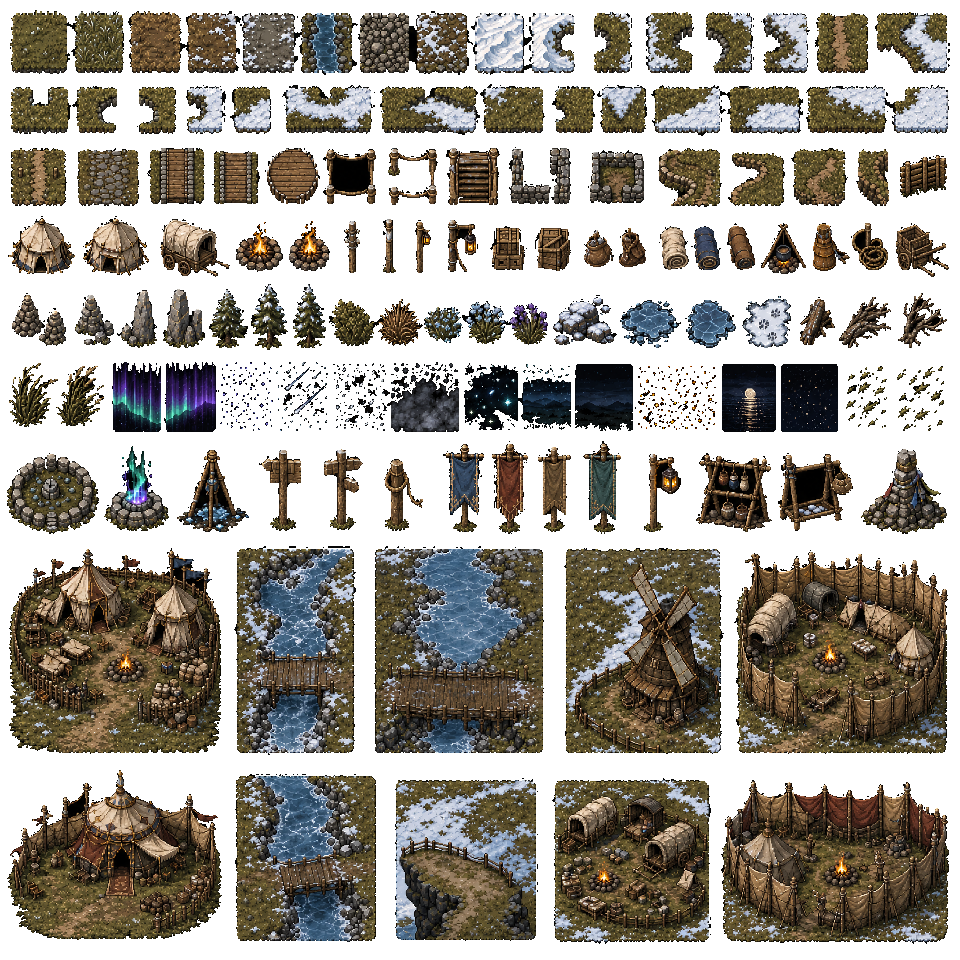 Aurora Steppe Pack 64x atlas