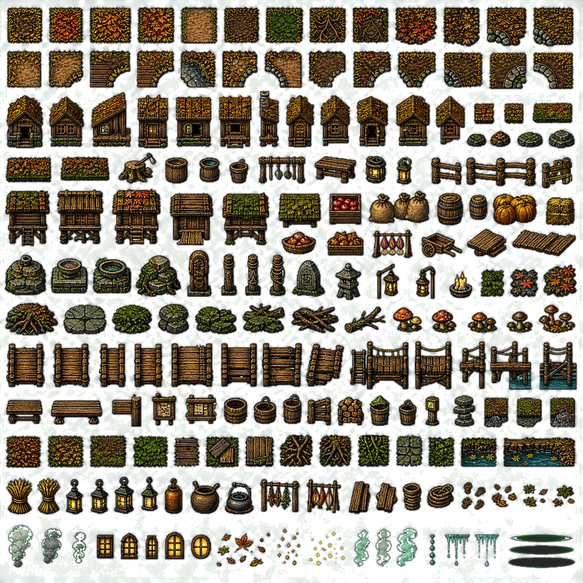 Autumn Forest 128x atlas