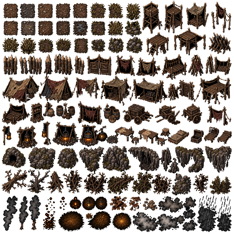 Bandit Hideout 64x atlas