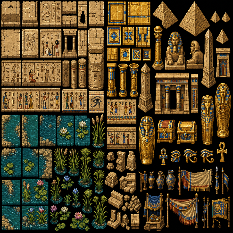Ancient Egypt Pack 64x atlas