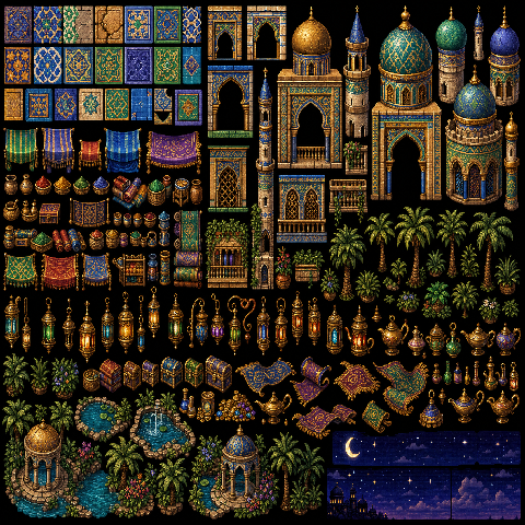 Arabian Pack 32x atlas