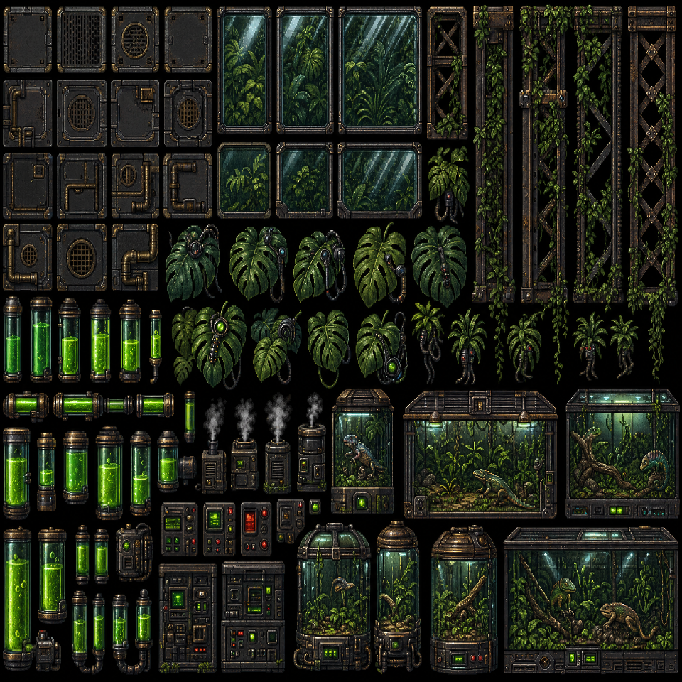 Bio Greenhouse Pack 64x atlas
