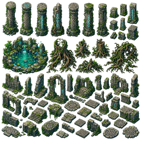 Deep Forest Highway 32x atlas