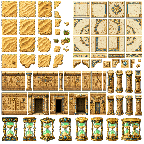 Forgotten Sand City 32x atlas
