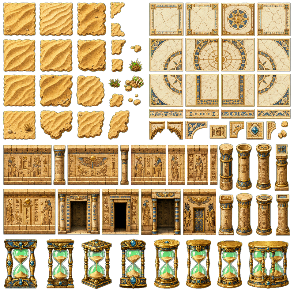 Forgotten Sand City 64x atlas