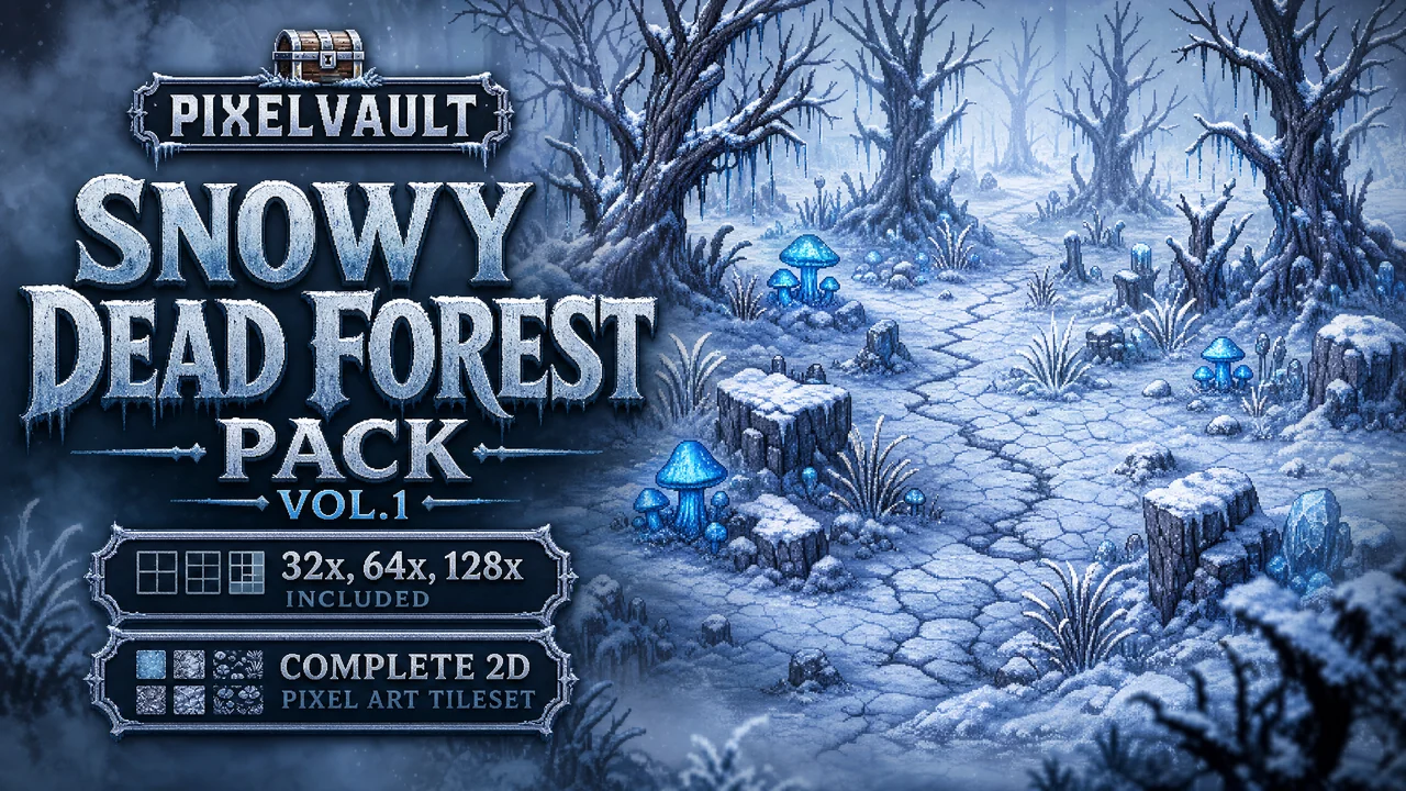 Snowy Dead Forest curated product preview