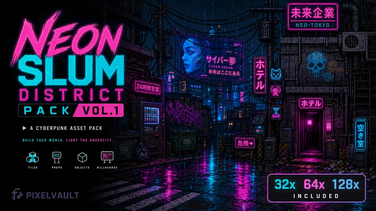 Neon Slum District Pack curated product preview